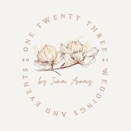 One Twenty-Three Weddings & Events logo