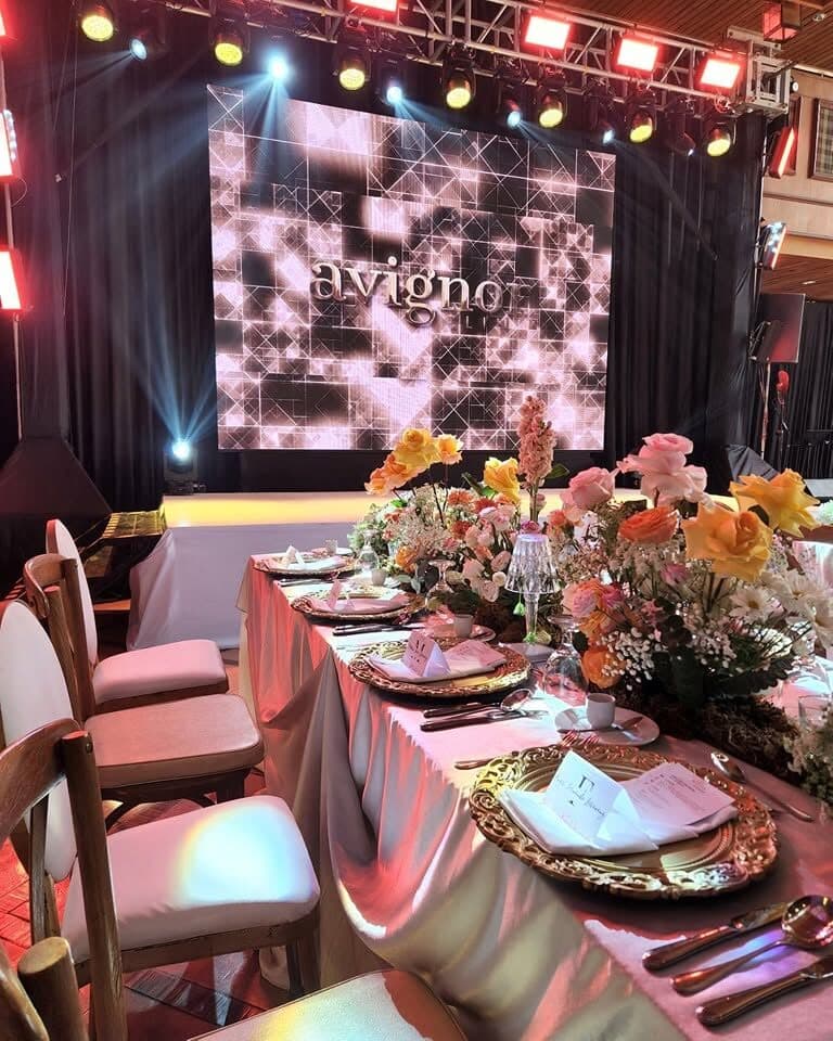 A brand dinner, styled — Corporate event