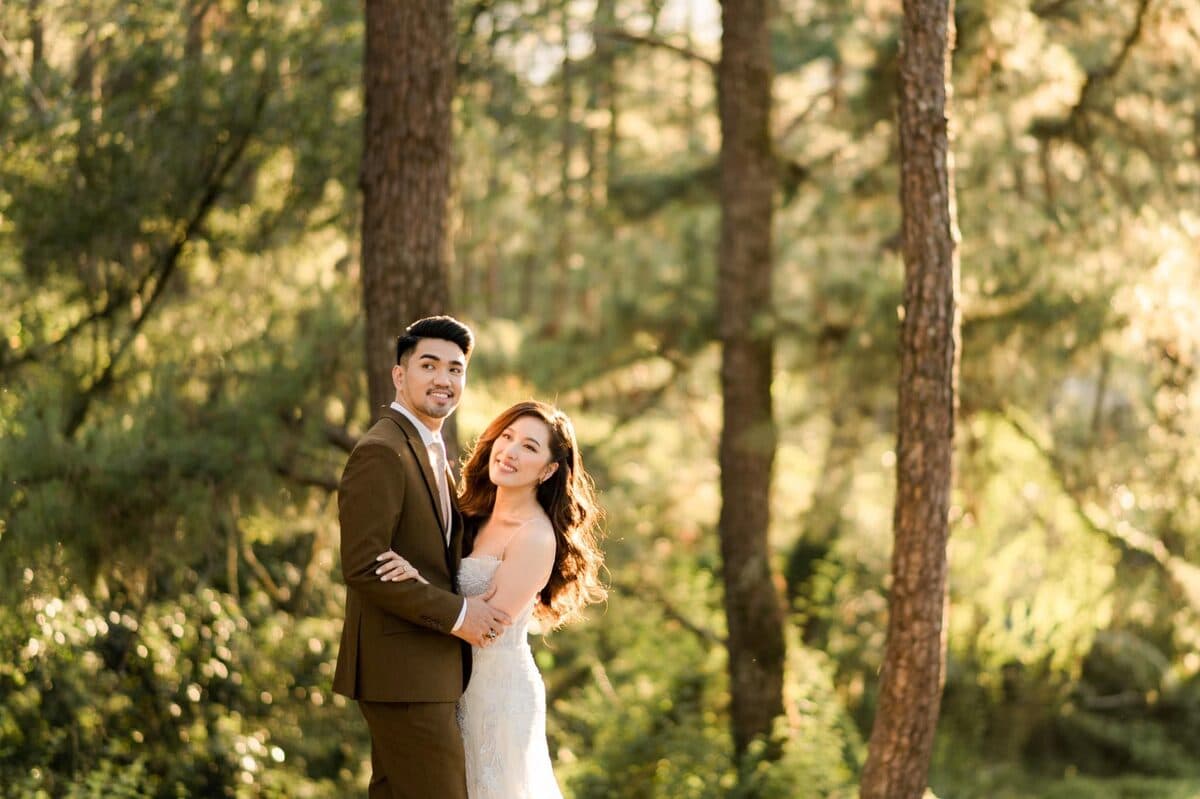 Just the two of them — Baguio wedding