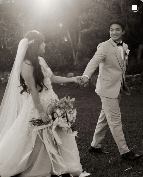 Black and white photograph of a couple dancing